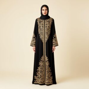 Abaya Zwart & Goud