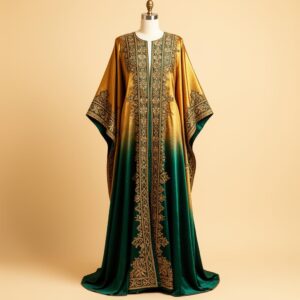 Kaftan Goud & Smaragd